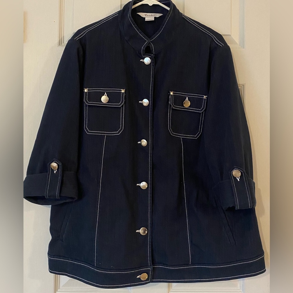 TanJay Denim Jacket Size 22W